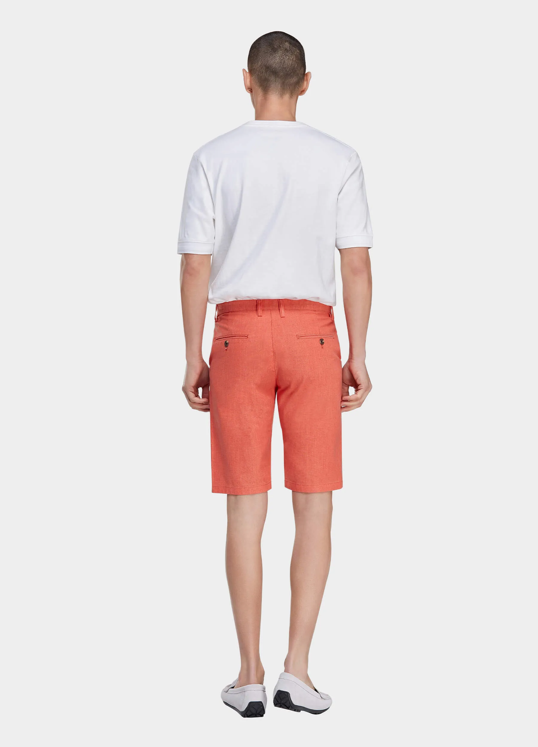 1PA1 Men's  Cotton and Linen Shorts Slim Fit(Clearance)