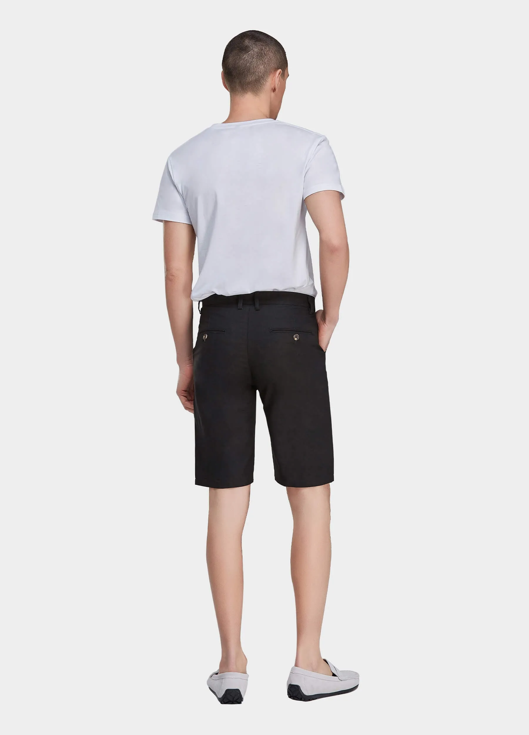 1PA1 Men's  Cotton and Linen Shorts Slim Fit(Clearance)
