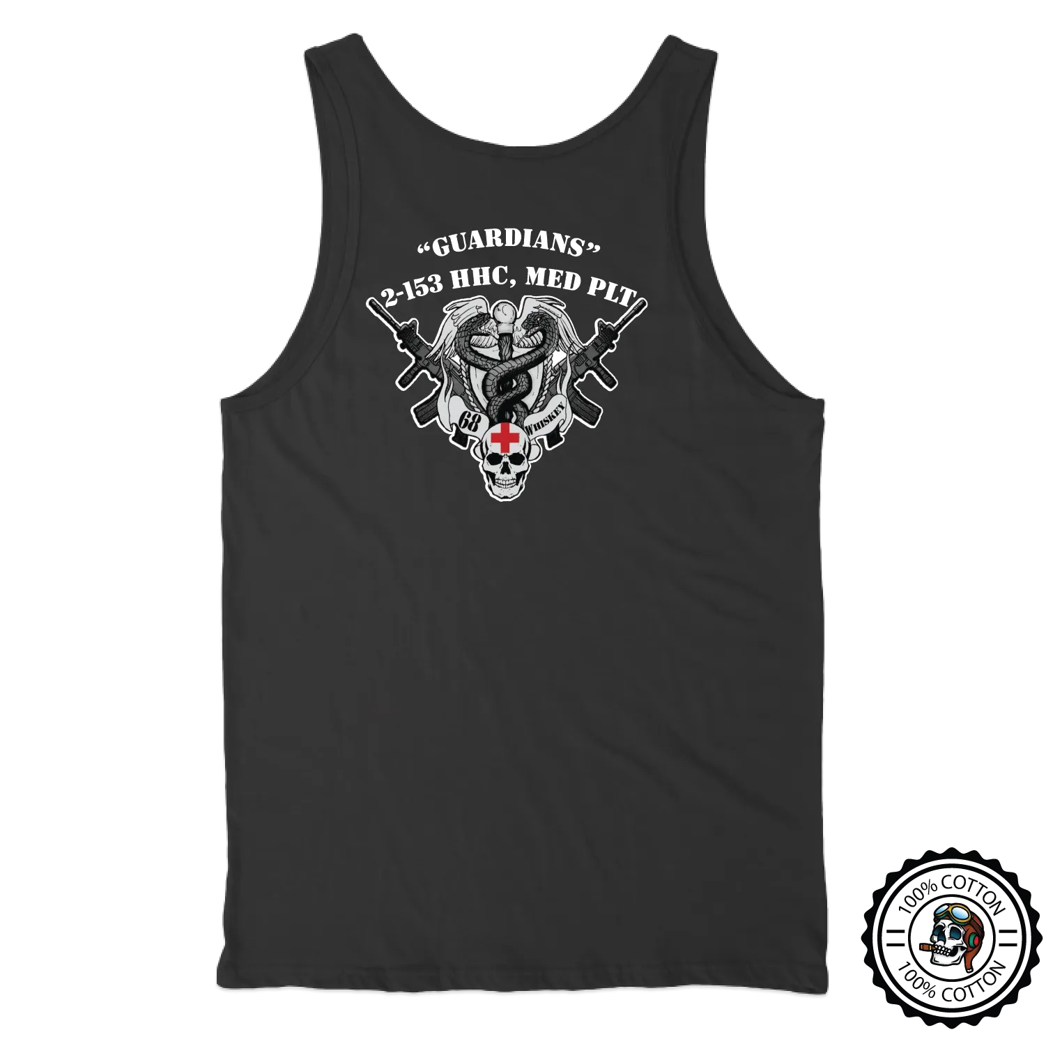 2-153 HHC, MED PLT "Guardians" V2 Tank Tops