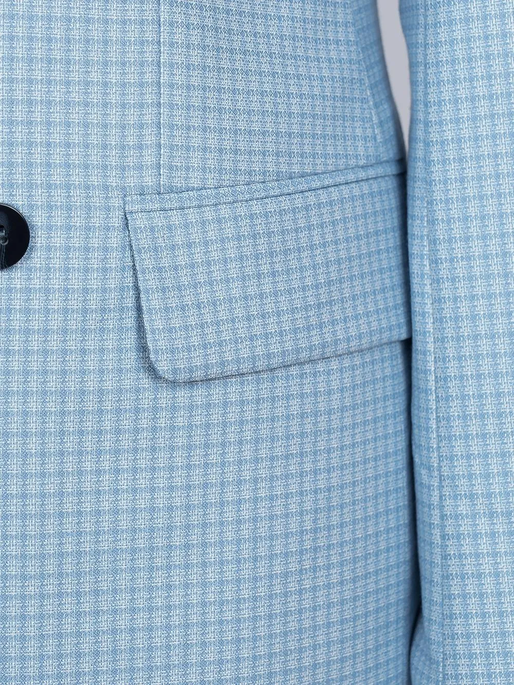 Aaron Light Blue Set Blazer Linen Suit