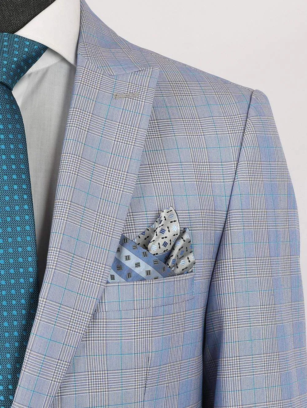 Arc Light Blue Linen Suit
