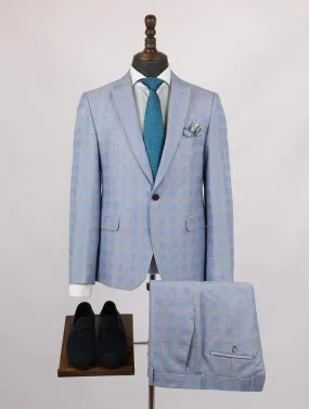 Arc Light Blue Linen Suit