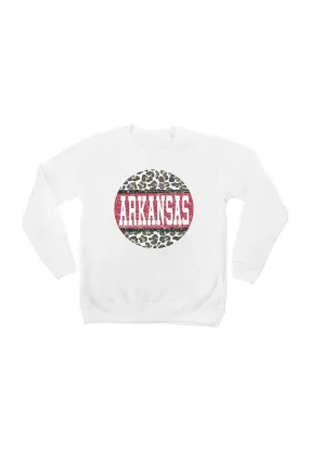ARKANSAS RAZORBACKS "SCOOP & SCORE" YOUTH PERFECT CREW SWEATSHIRT