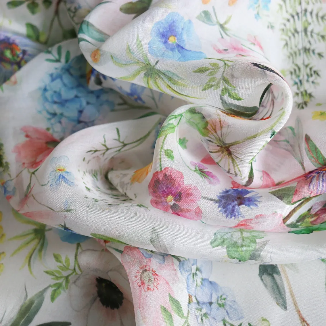 Blossom Canvas Silk Chiffon