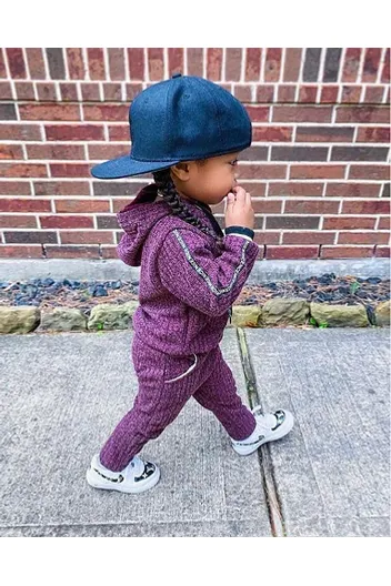 Burgundy Hoodie and Pants Set