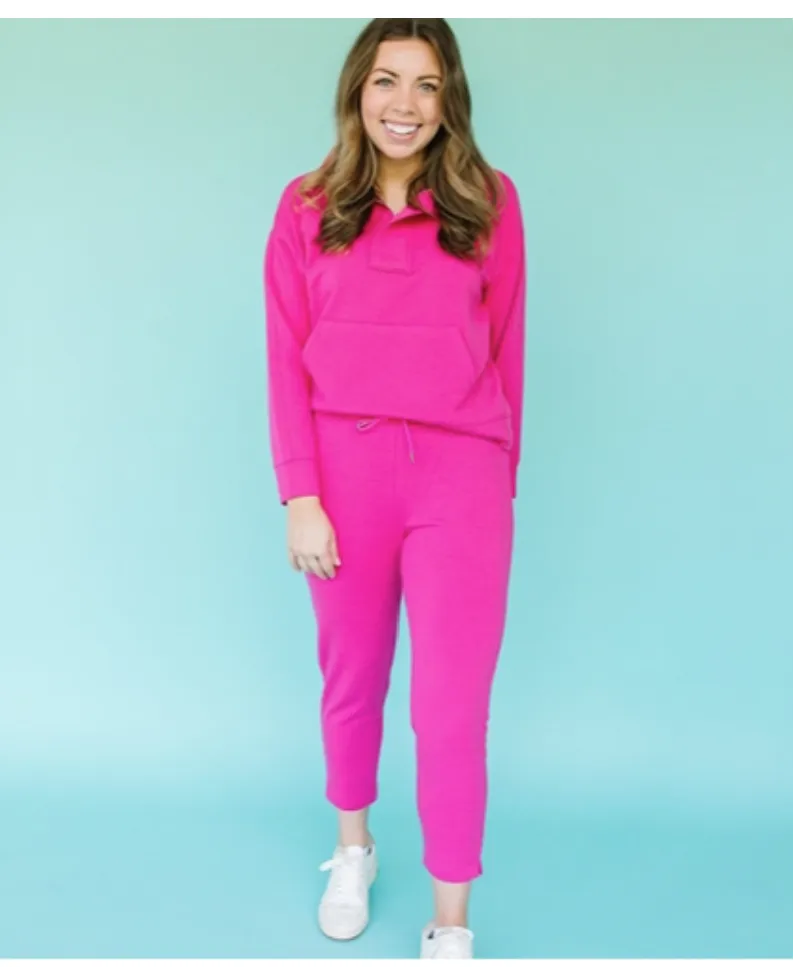 Carson Pink or Olive Tops & Pants (Small- 2XL)