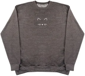 Cat Face - Huge Oversized Comfy Original Sweater