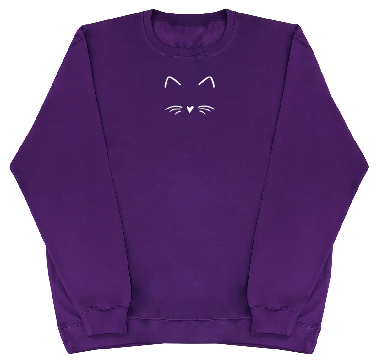 Cat Face - Huge Oversized Comfy Original Sweater