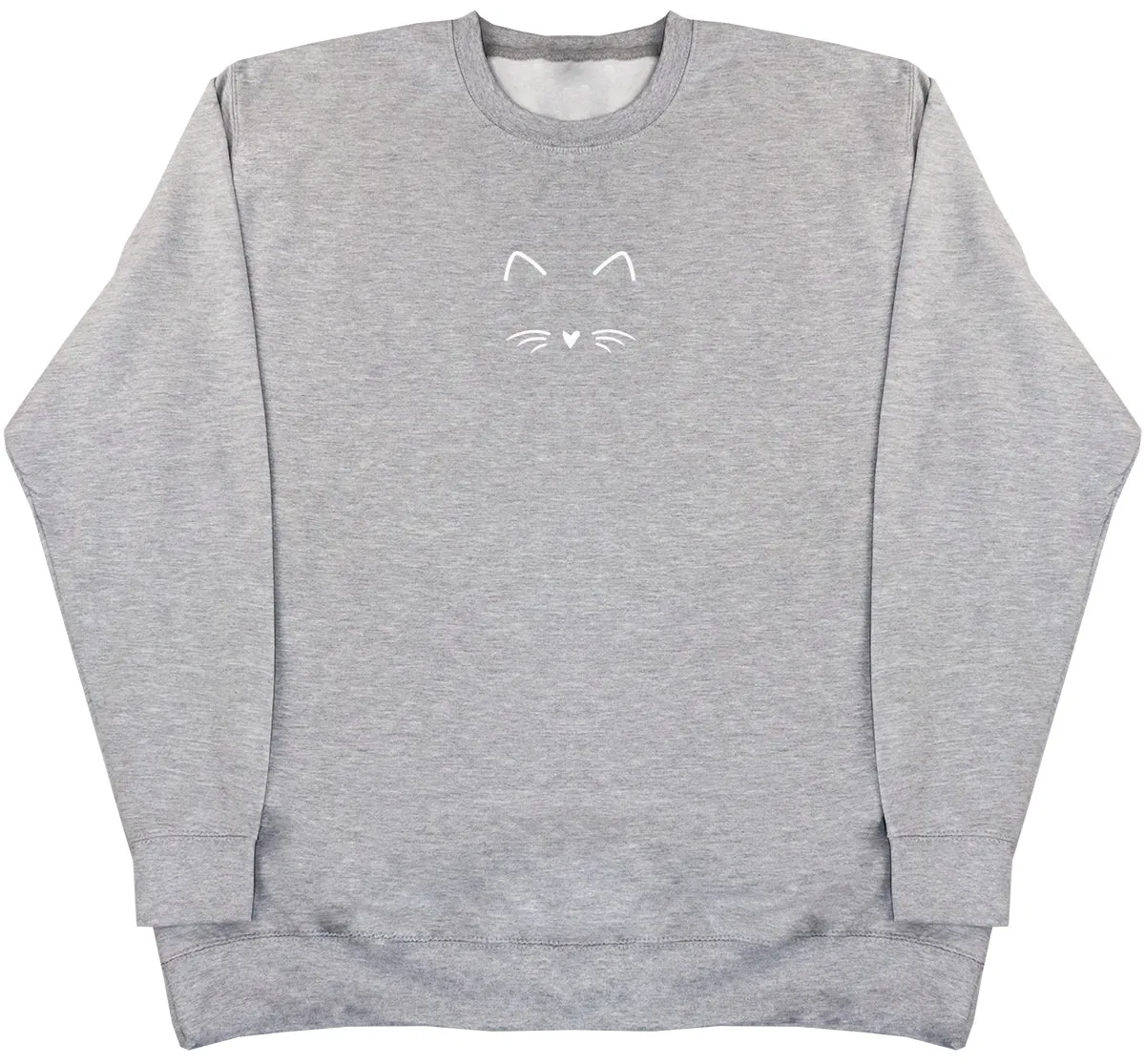 Cat Face - Huge Oversized Comfy Original Sweater
