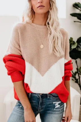 Chicindress Comfy Loose Stitching Sweater(2 Colors)