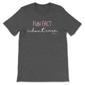 Daydream Tees Fun Fact Dark Heather