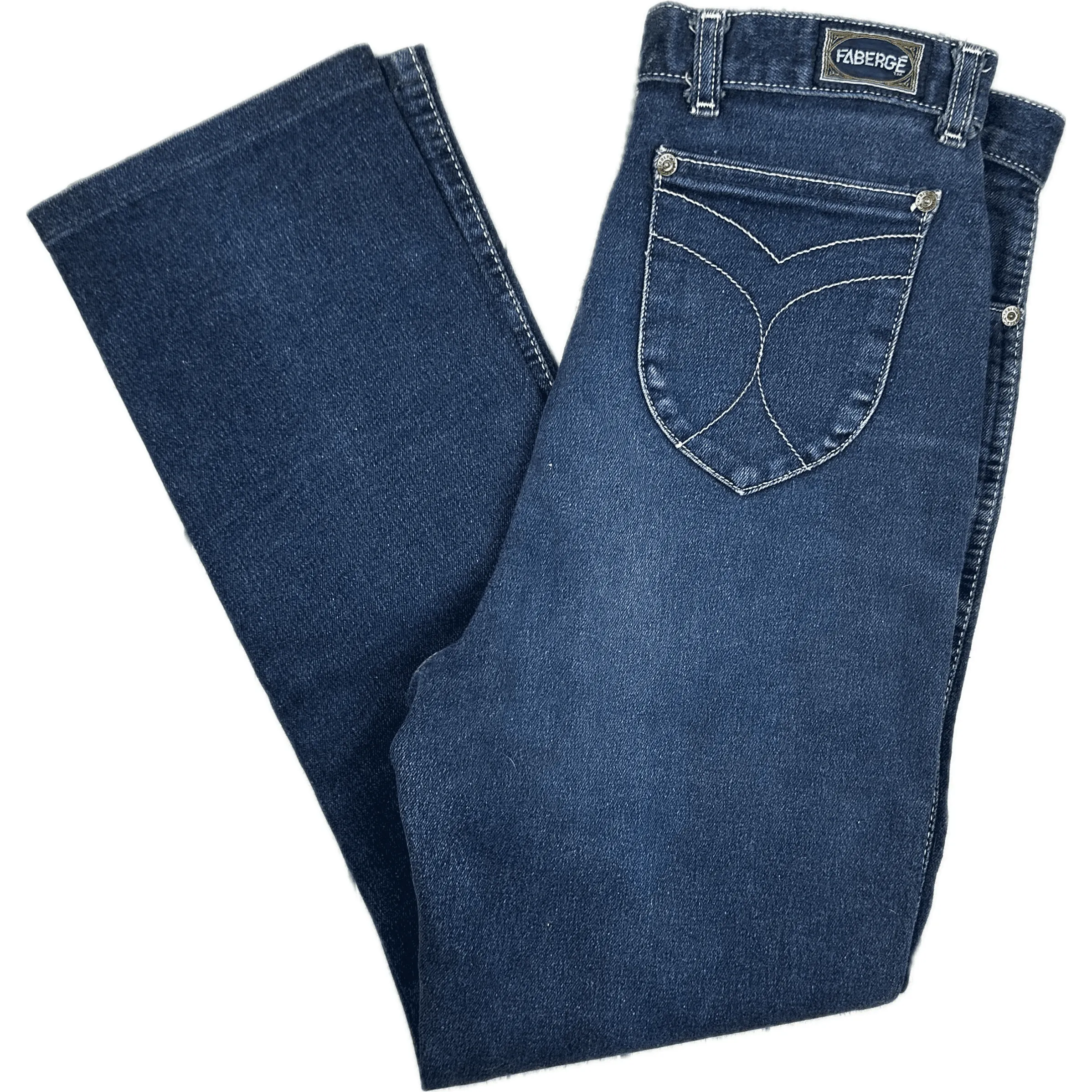 Fabergé 1980's High Waisted Slim Ladies Jeans - Hard to find! - Suit Size 10/11