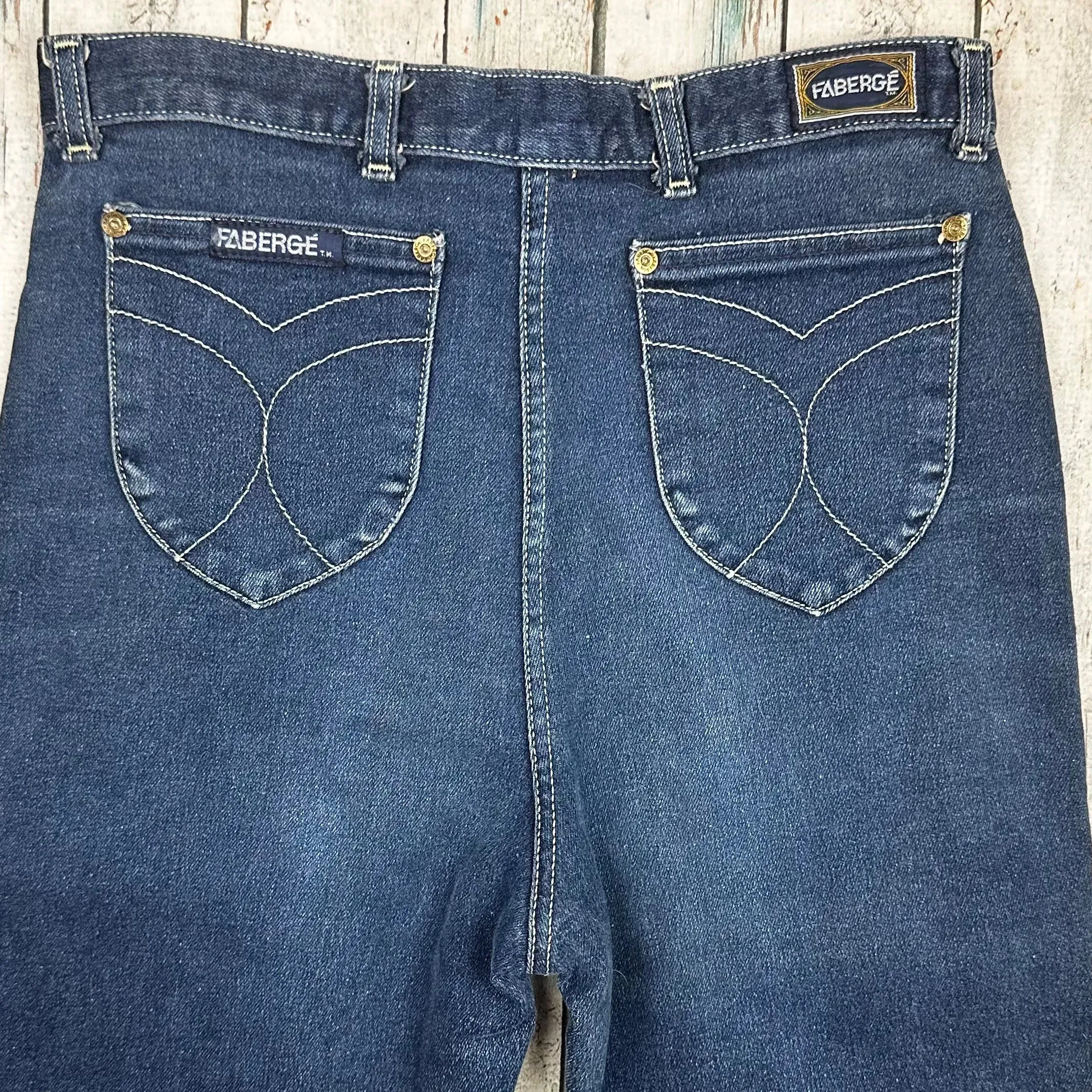 Fabergé 1980's High Waisted Slim Ladies Jeans - Hard to find! - Suit Size 10/11