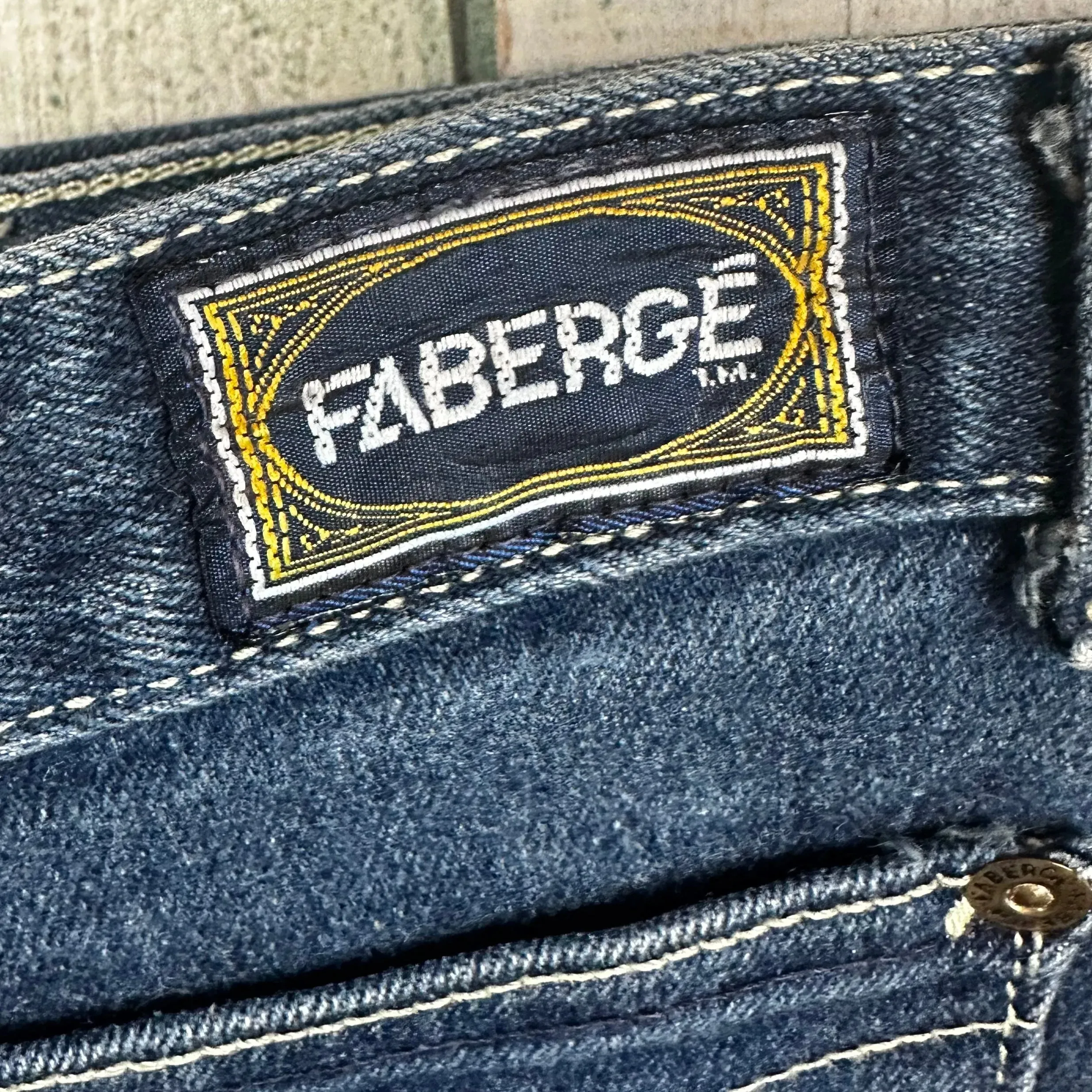 Fabergé 1980's High Waisted Slim Ladies Jeans - Hard to find! - Suit Size 10/11