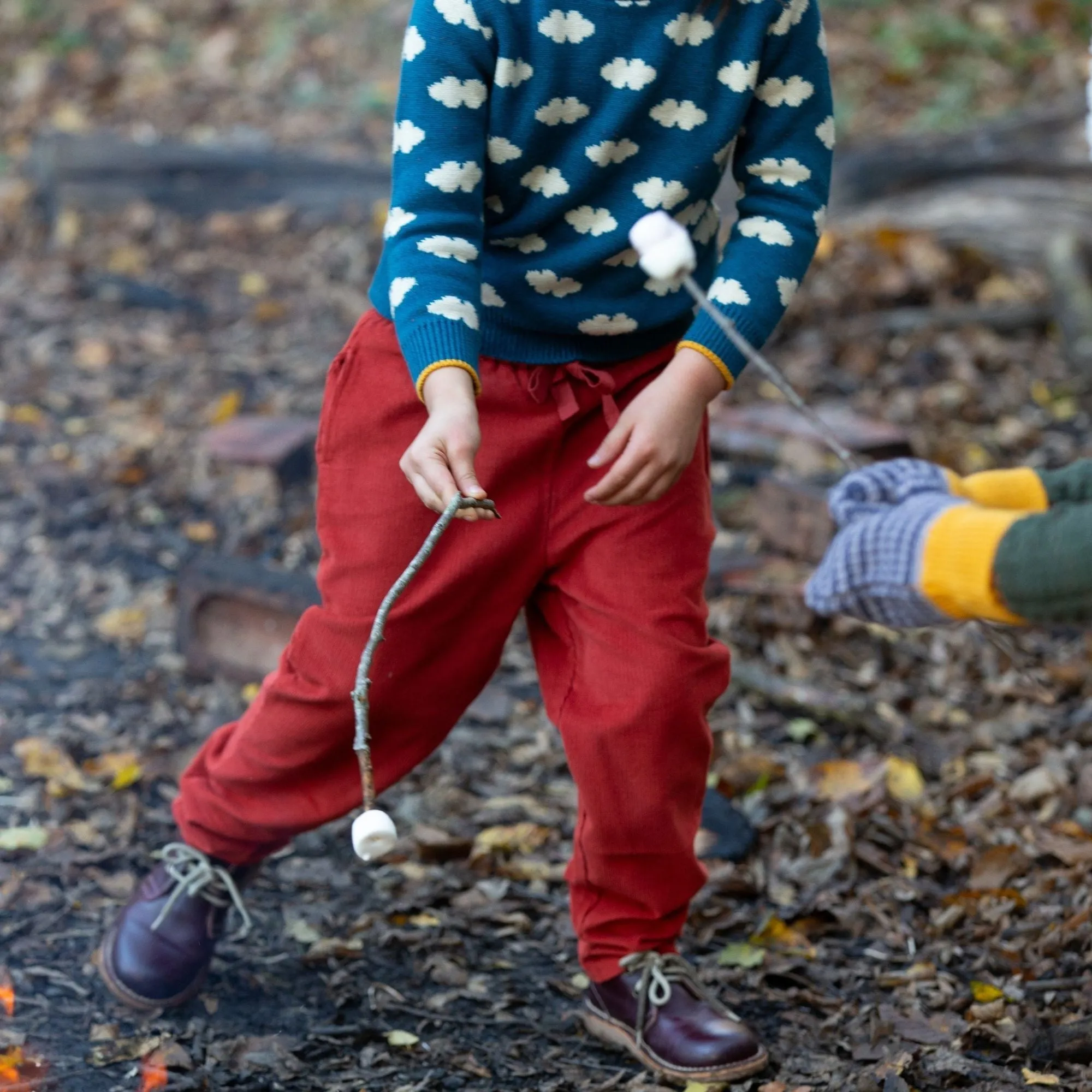 From One To Another Teal Cloud Snuggly Knitted Jumper