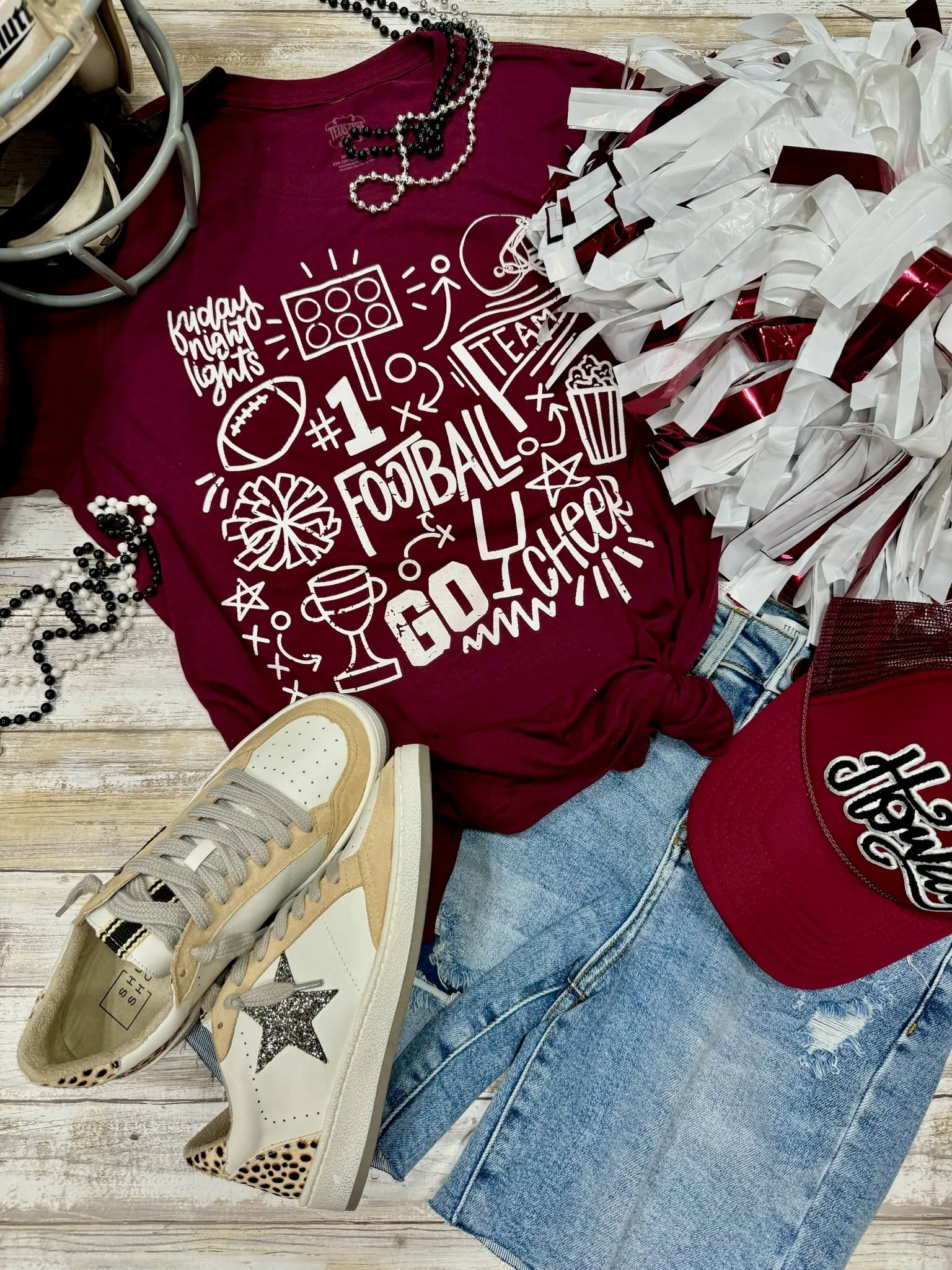 Fun Football Icons Tee