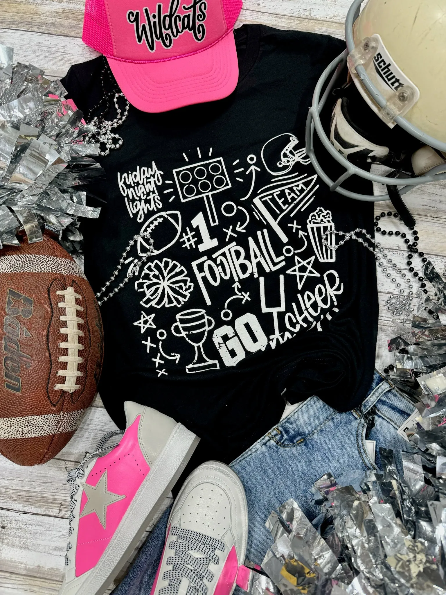 Fun Football Icons Tee