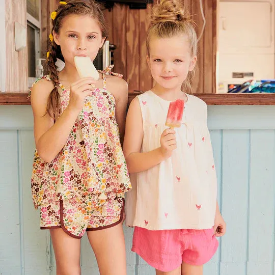 Girls Theodore Short Hot Pink