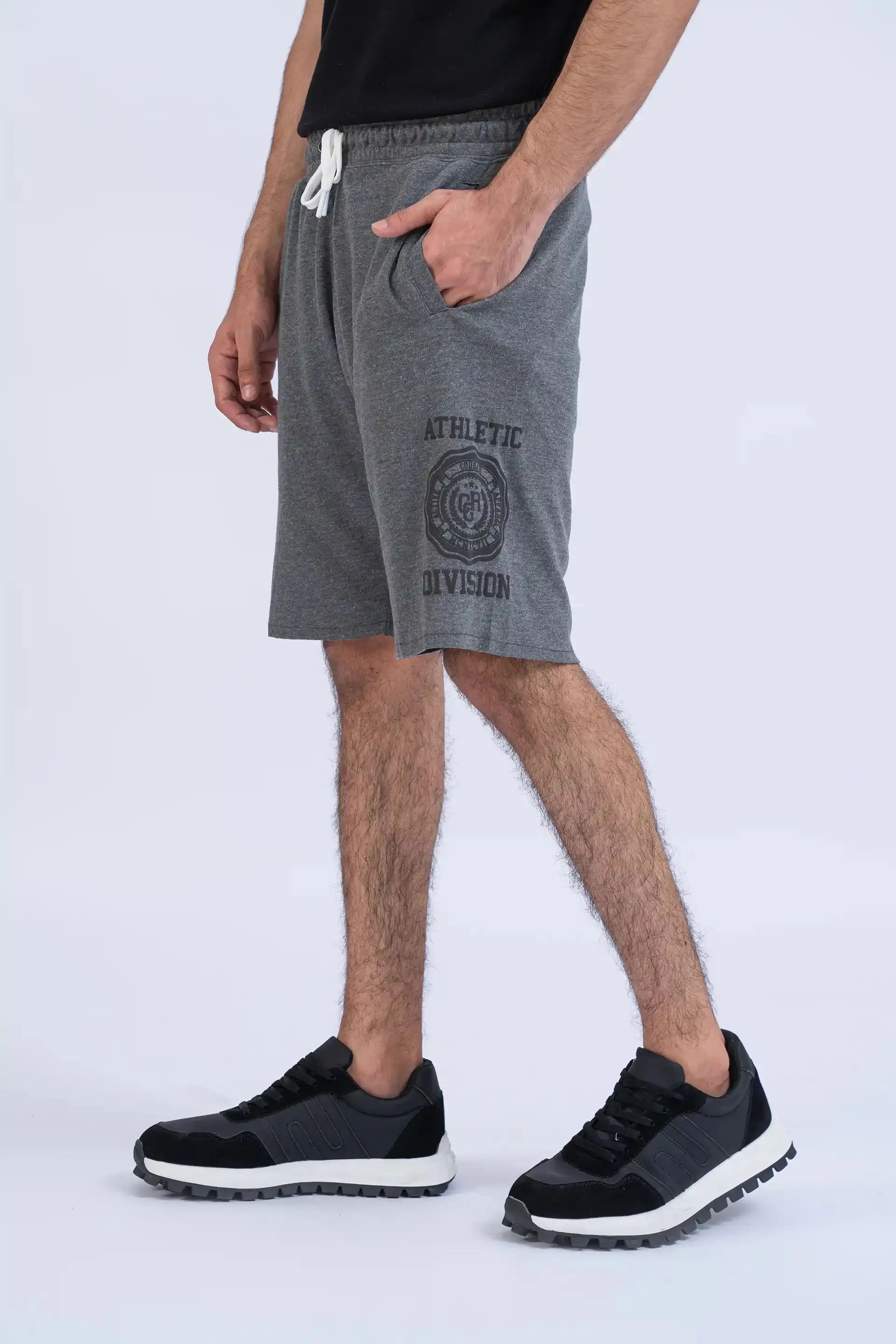 Grey Relaxed Fit Shorts