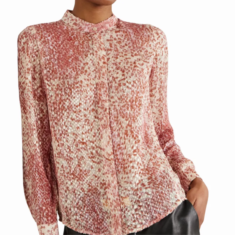 Isabel Marant Ilda Shirt - Light Red/Ecru