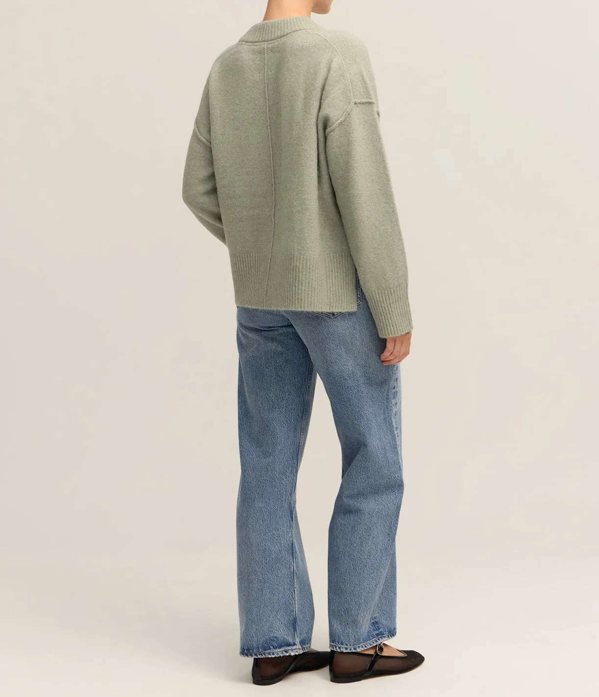 Josie Cozy Days Pullover in Quarry