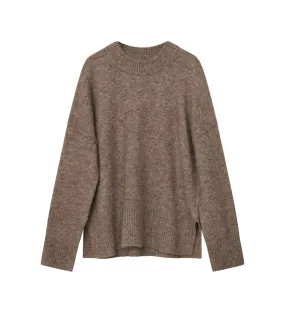Josie Cozy Days Pullover in Walnut