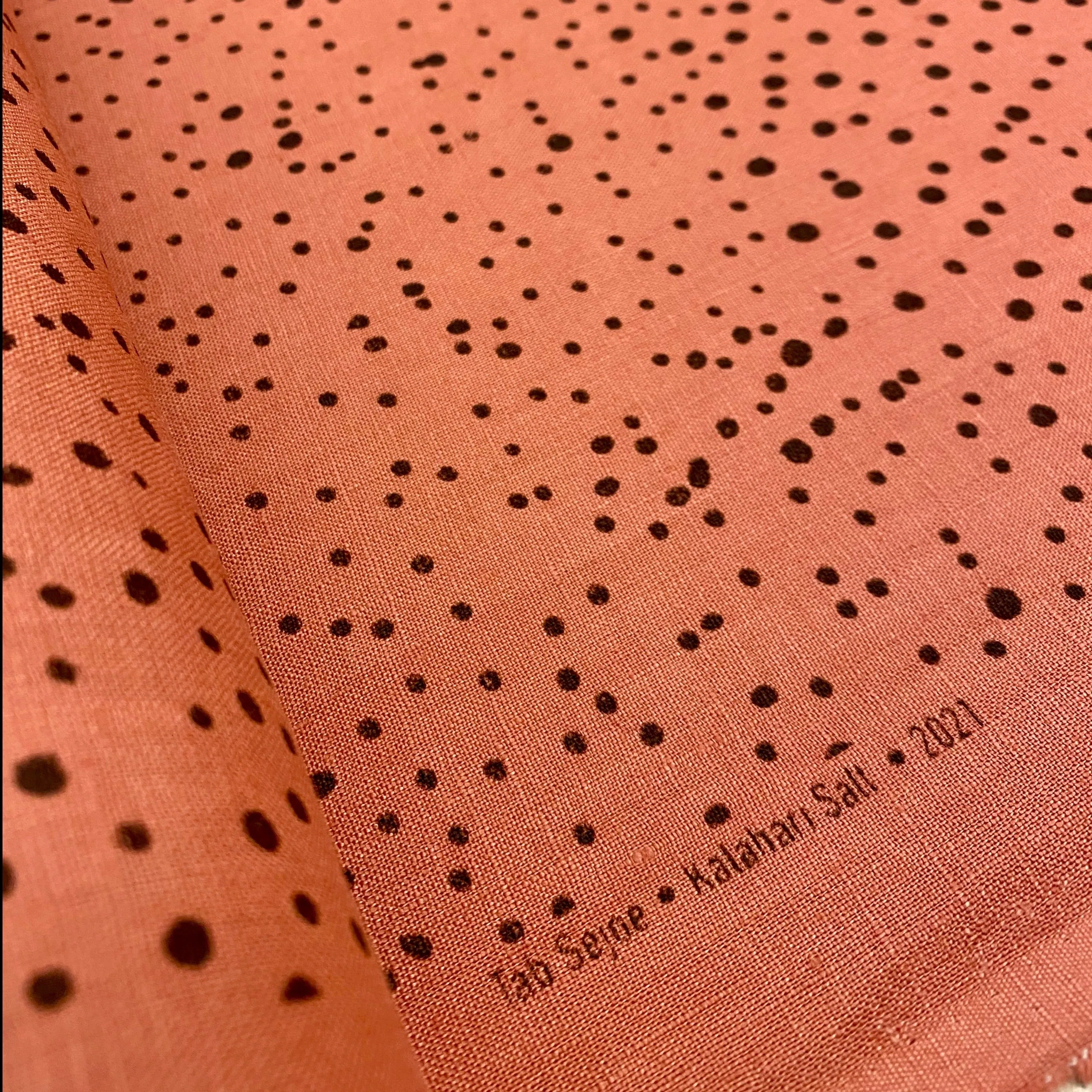 Kalahari Salt on clay linen