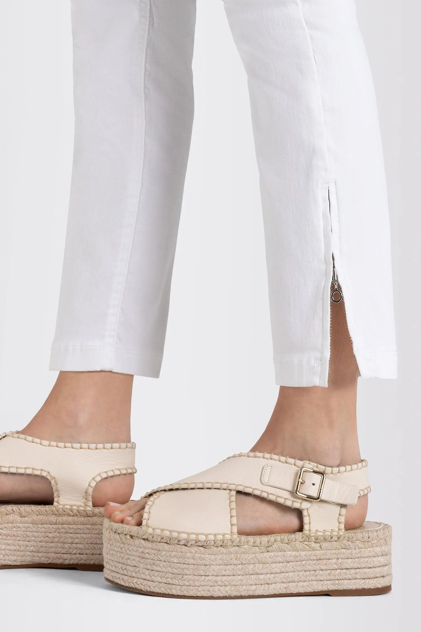 Mac 5471-90-0355L D010 Dream Chic White Ankle Length Jeans