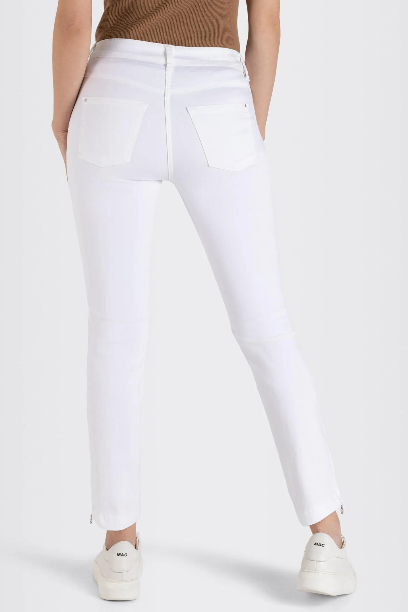 Mac 5471-90-0355L D010 Dream Chic White Ankle Length Jeans