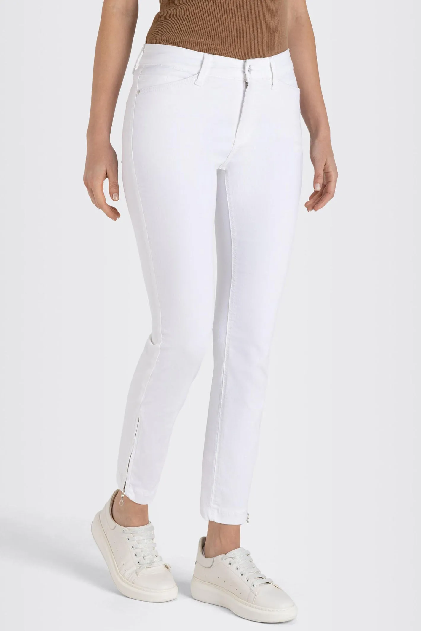 Mac 5471-90-0355L D010 Dream Chic White Ankle Length Jeans