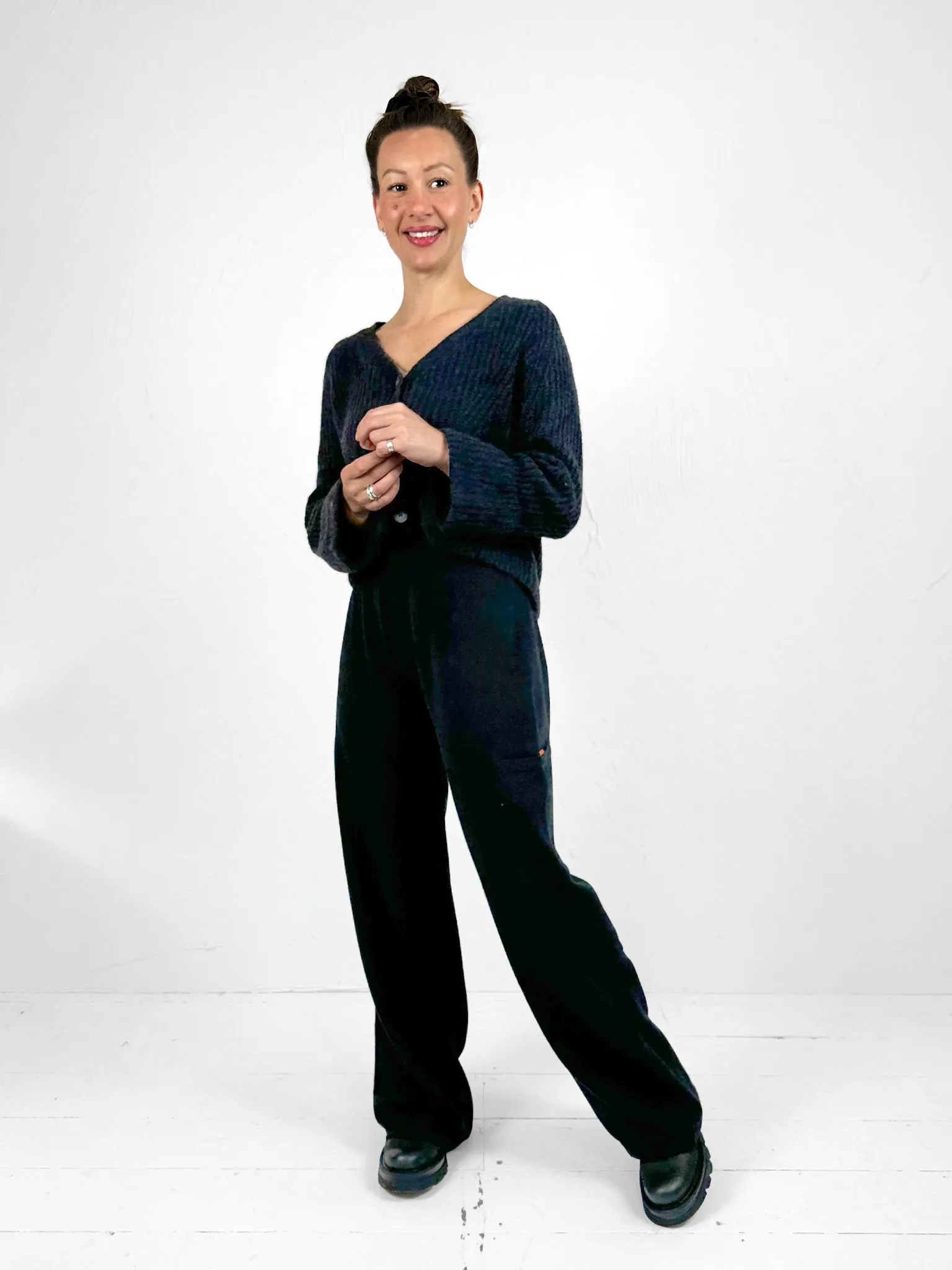 Marilu Wide Knitted Trousers - 2 Colours