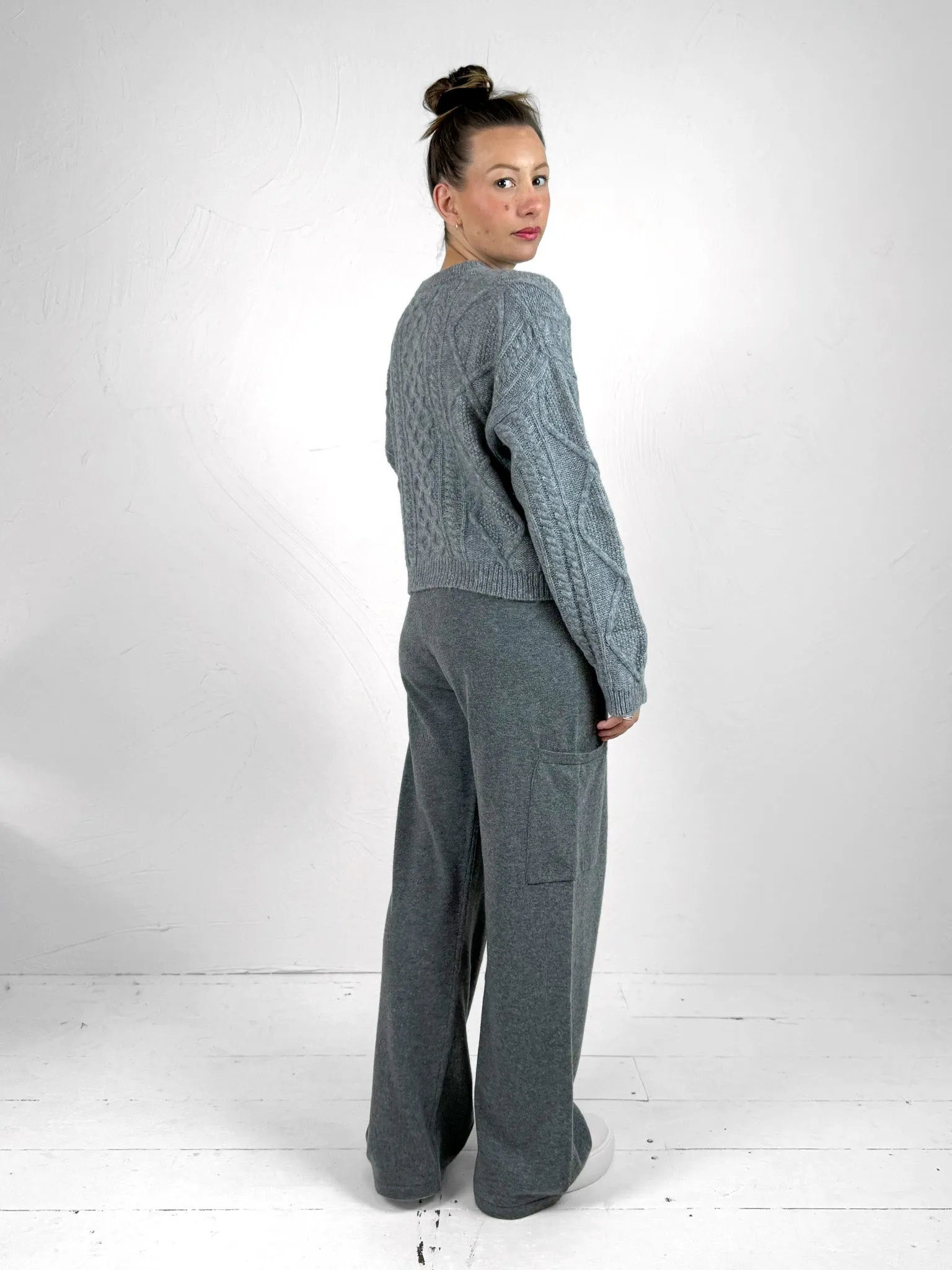 Marilu Wide Knitted Trousers - 2 Colours