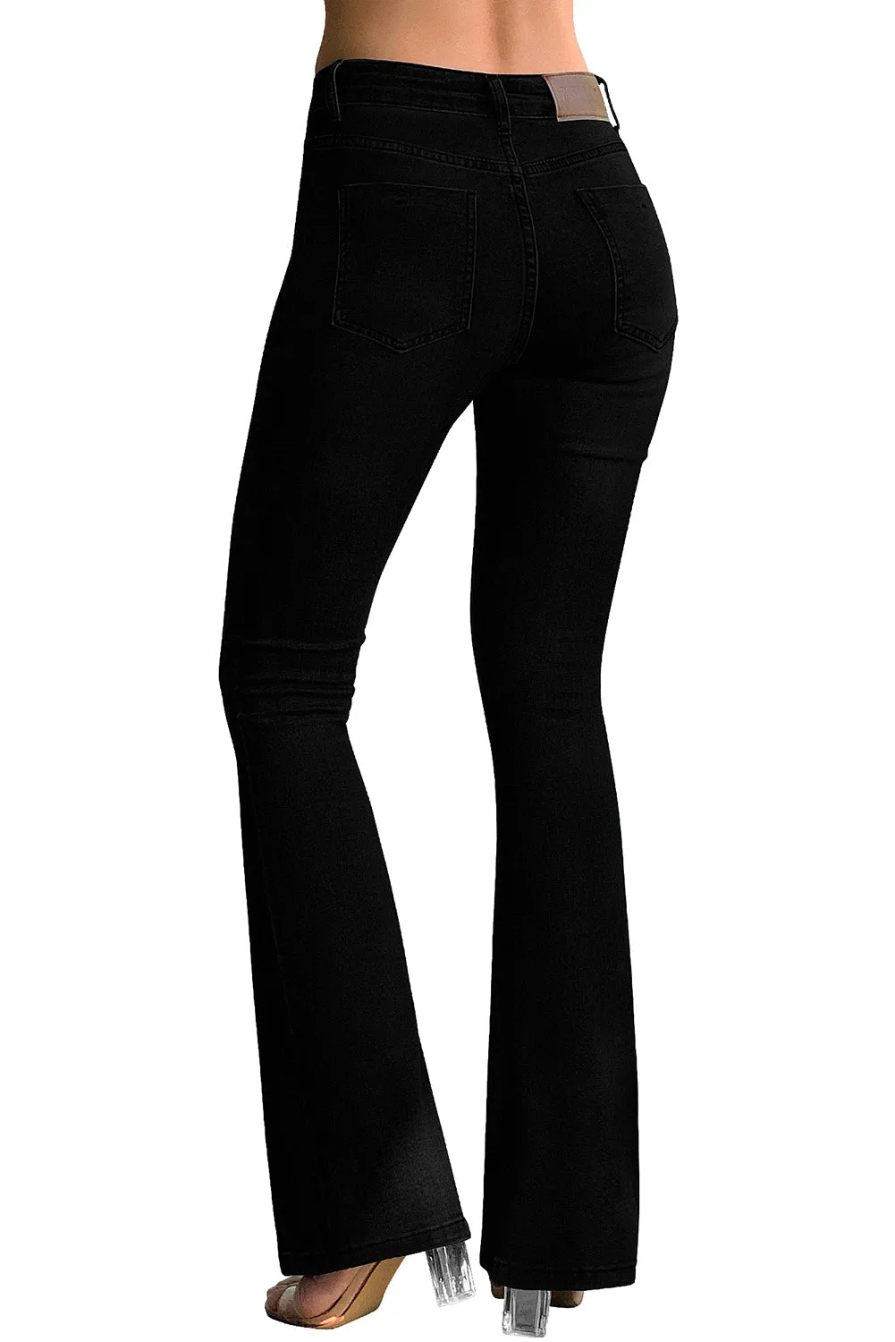 Mid Rise Strecthy Flare Jeans
