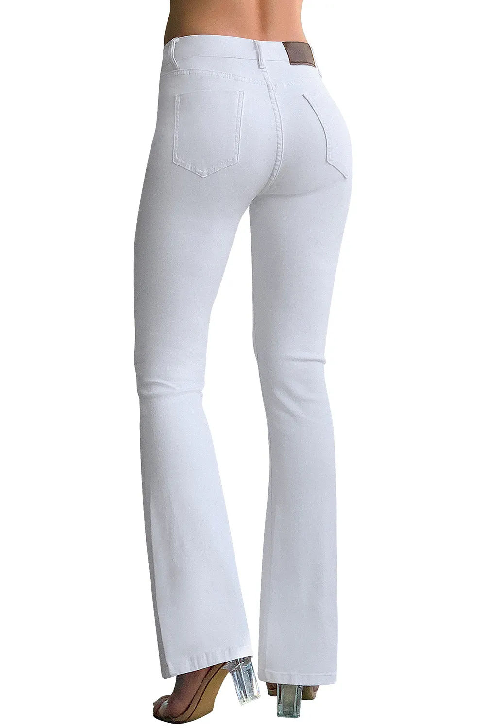 Mid Rise Strecthy Flare Jeans
