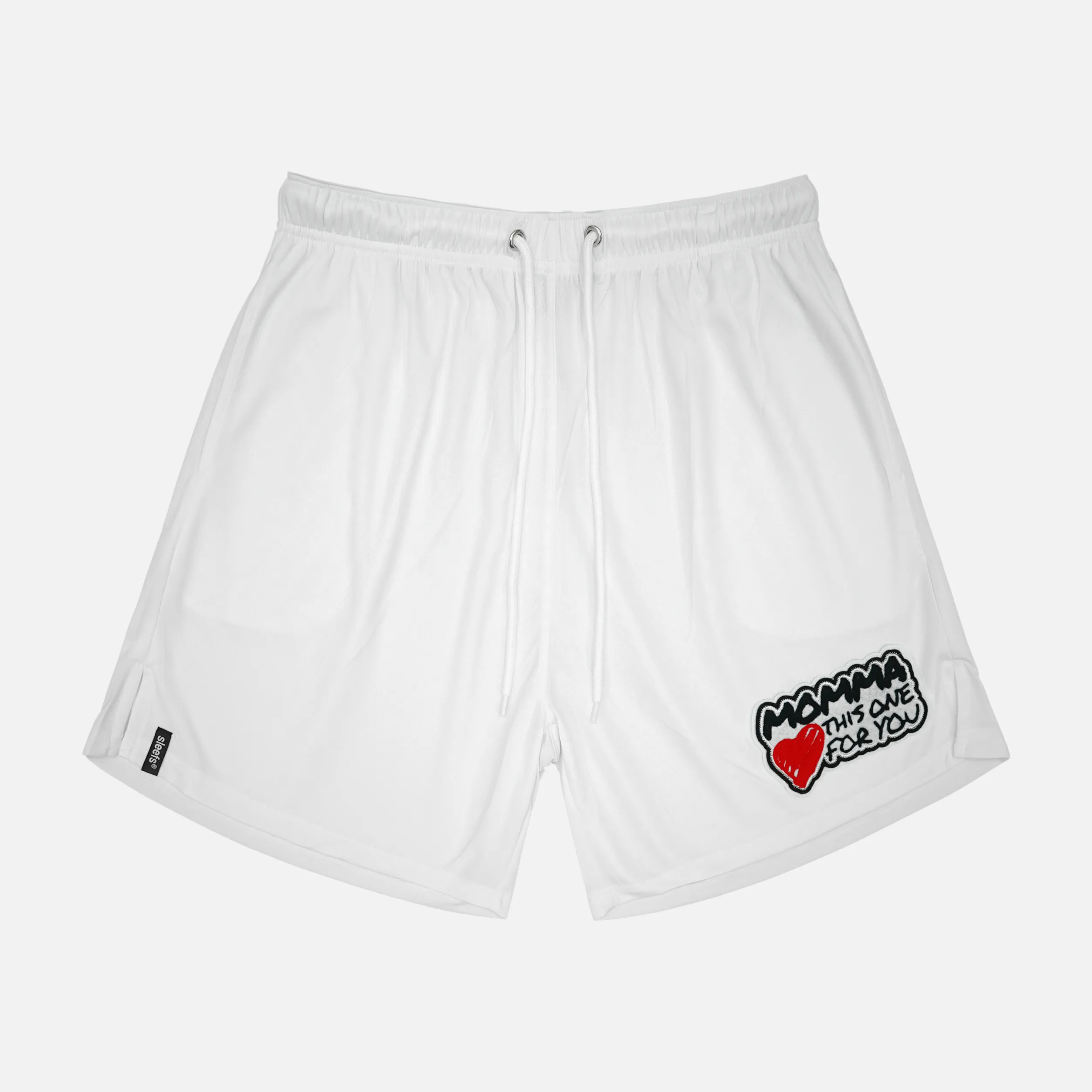 Momma Patch Relaxed Shorts - 8"