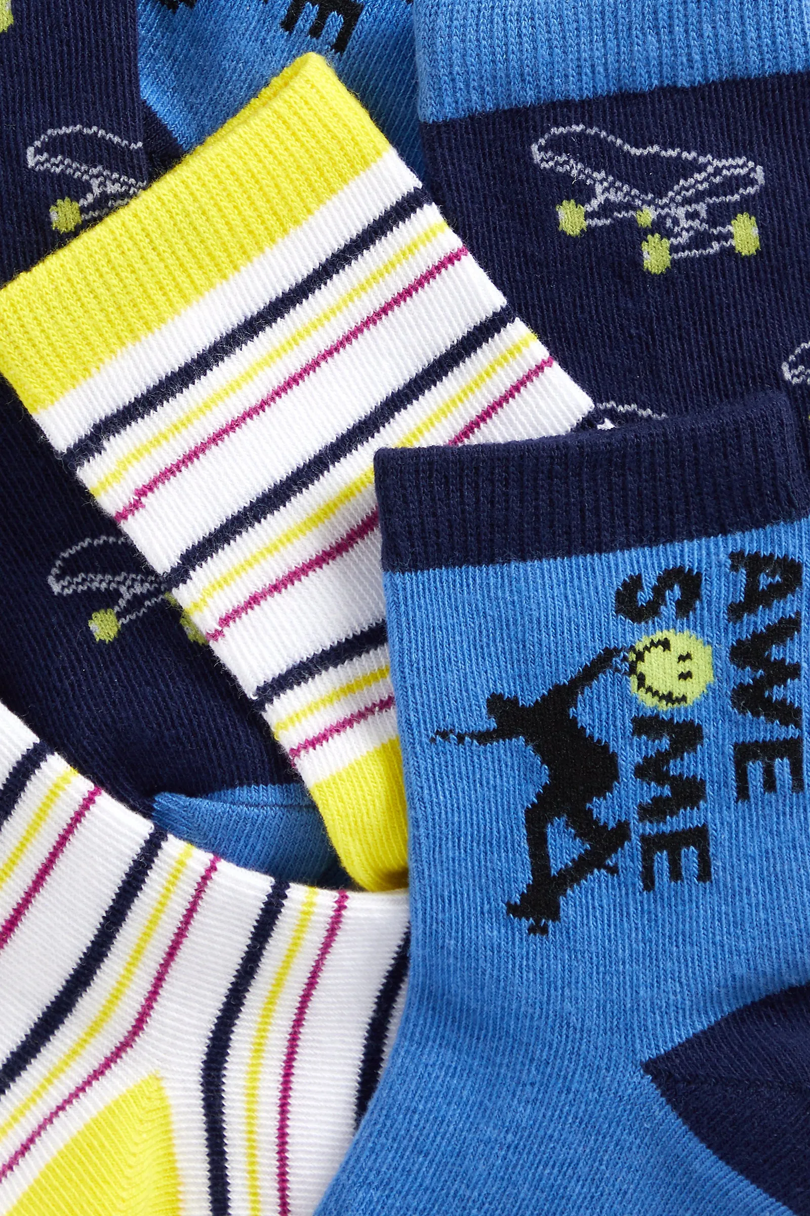 Mothercare Aweaome Skate Socks - 3 Pack