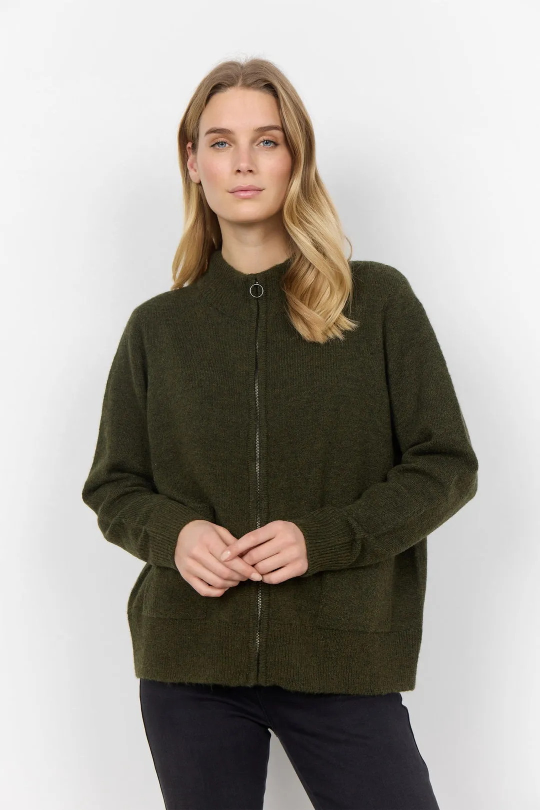 Nessie 69 cardigan Olive Green
