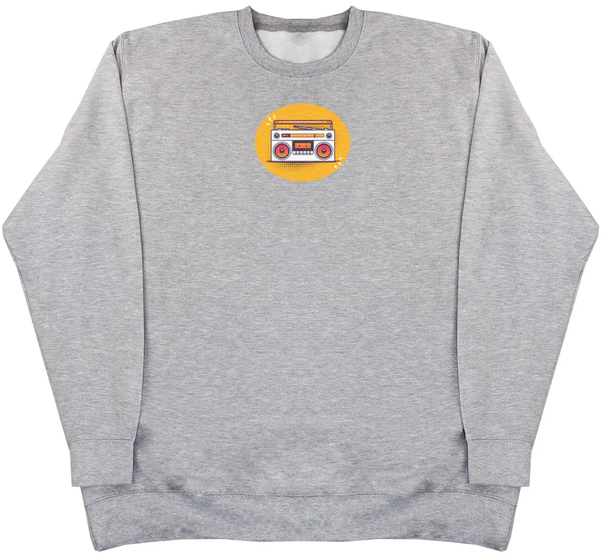 Orange Cassette - Kids Oversized Comfy Sweater