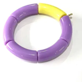 Palm Beach Duo Bracelet- Lavender/Canary
