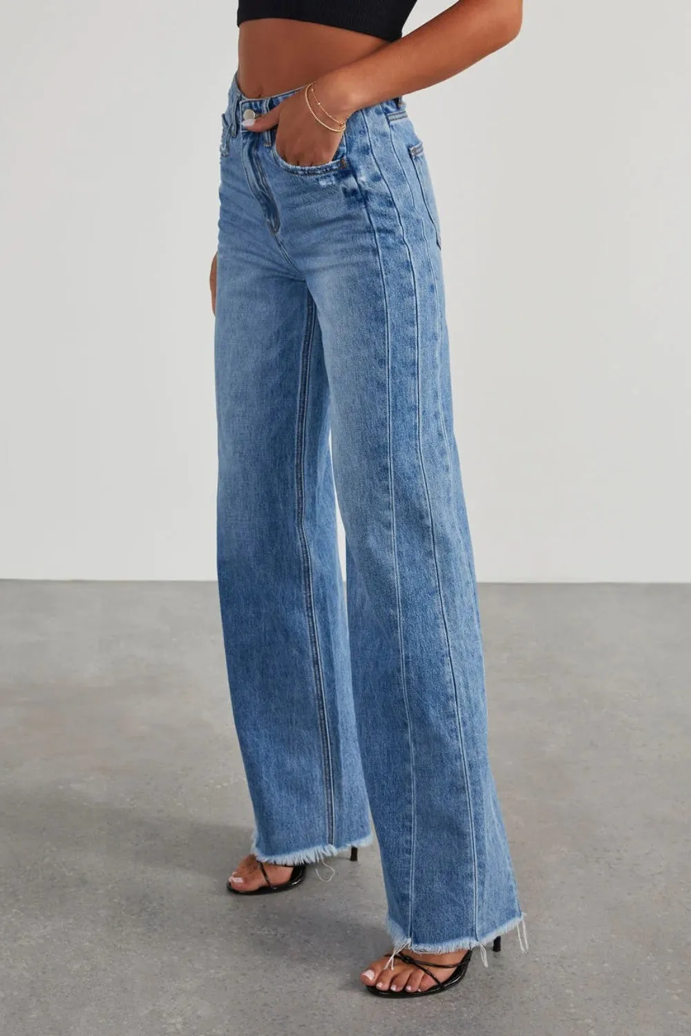 "Dixie Chic" Wide Leg Jeans