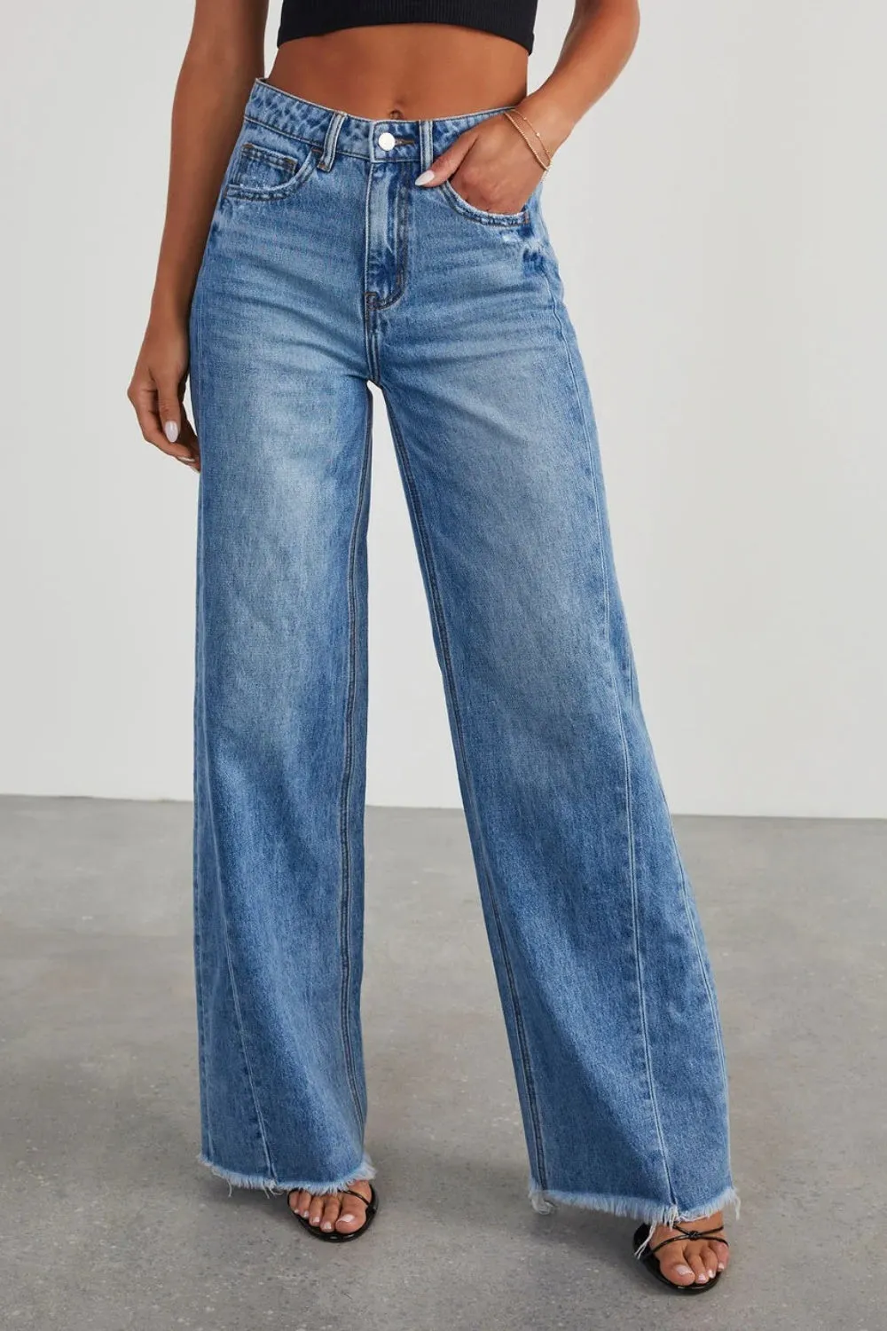 "Dixie Chic" Wide Leg Jeans