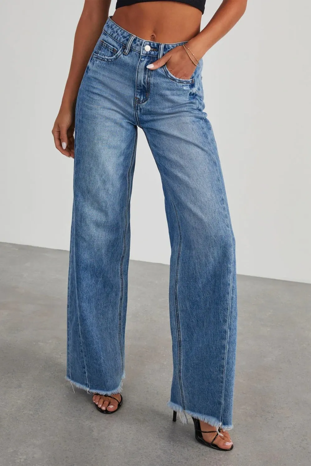 "Dixie Chic" Wide Leg Jeans