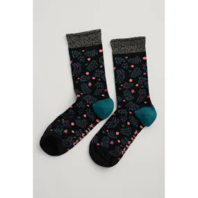 Seasalt Snowy Scenes Socks Star Gazing Onyx