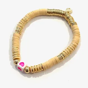 Seaside Thick Neutral Heart Bracelet