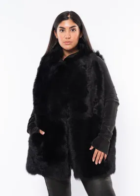 SORT AARHUS FUR VEST