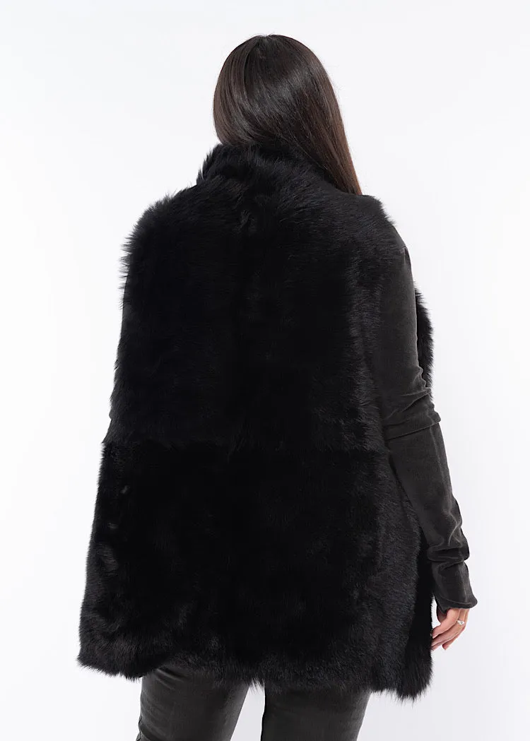 SORT AARHUS FUR VEST