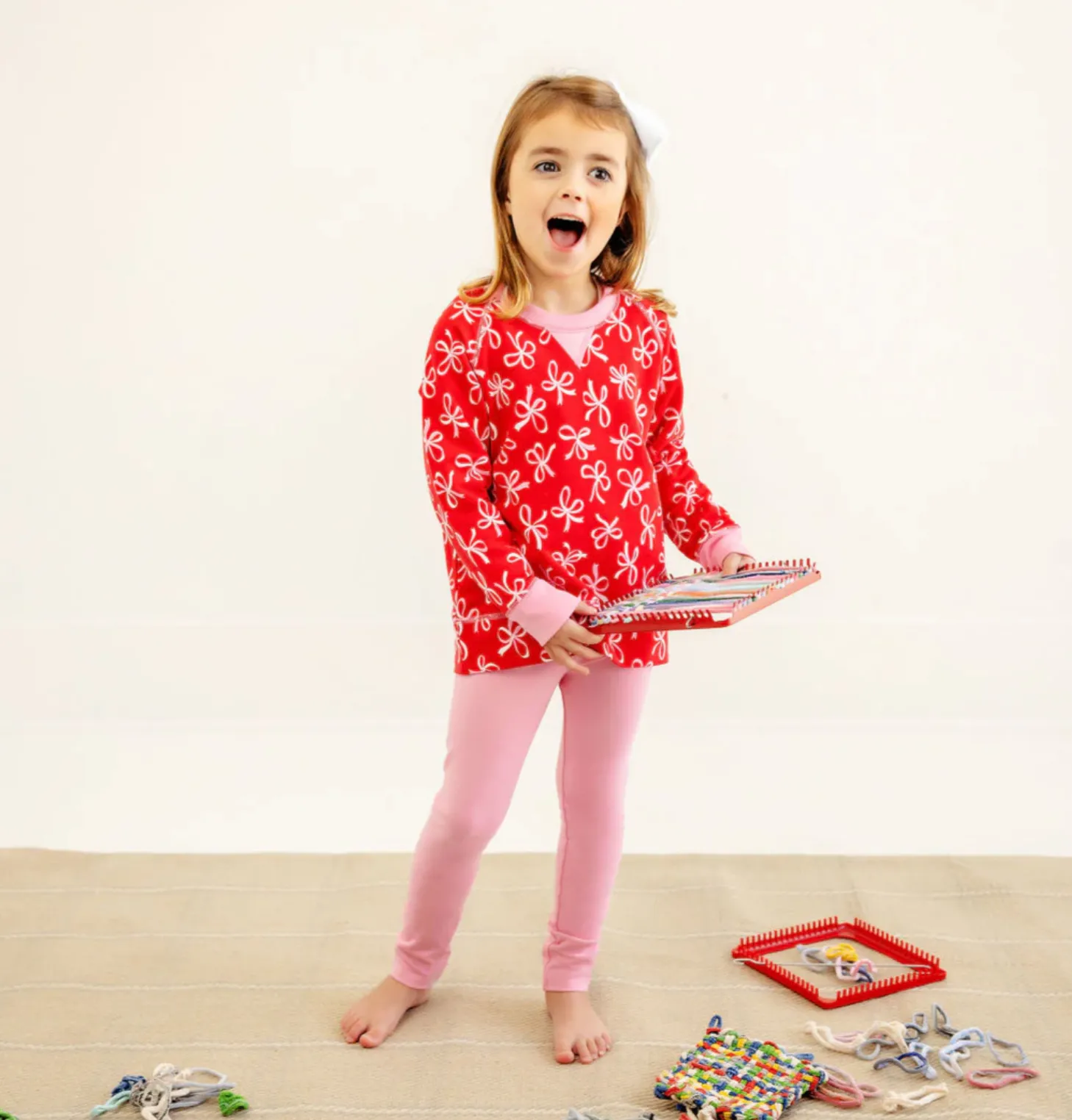 TBBC: Cassidy Comfy Crewneck - Bustling Bows