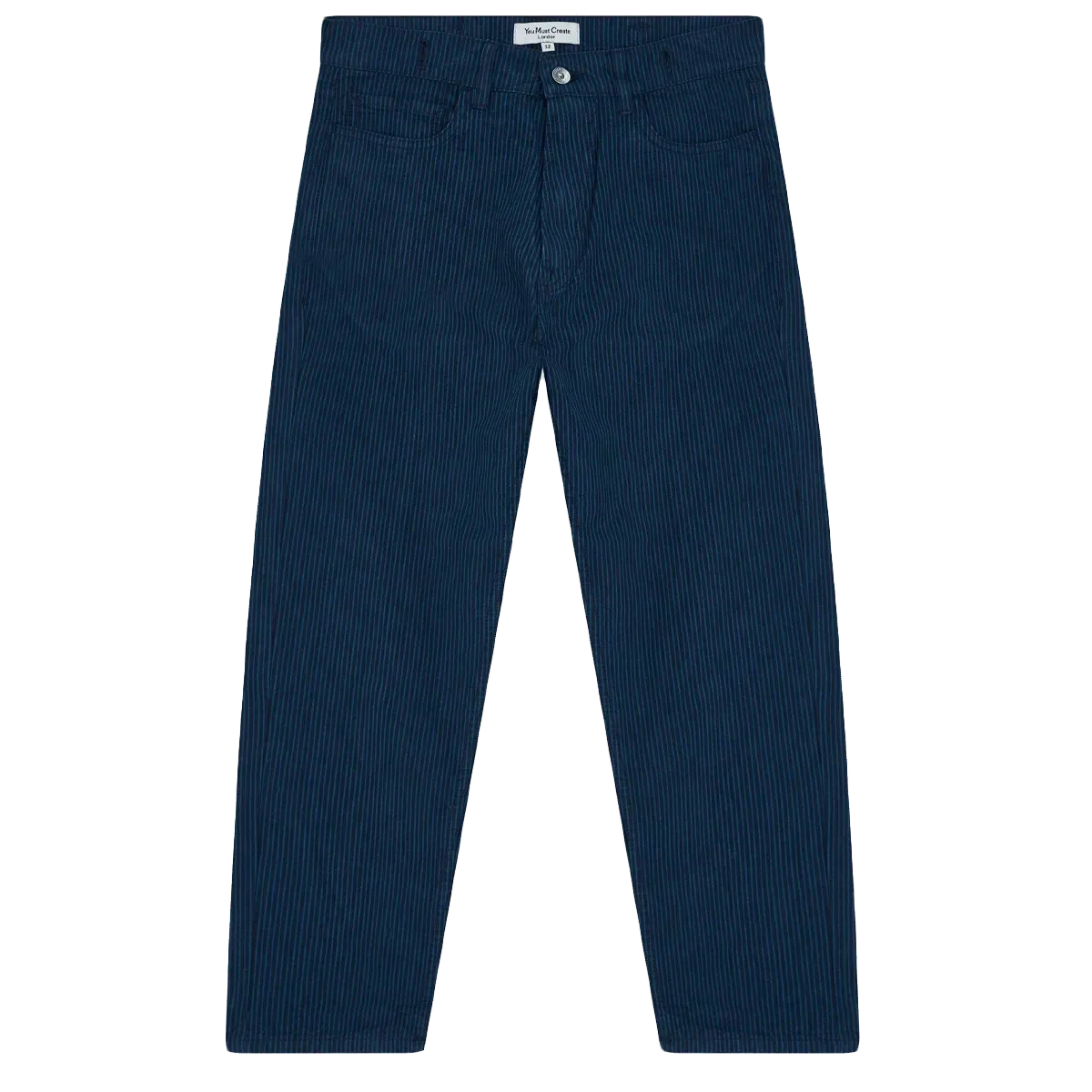 Tearaway Jean Cotton Linen - Blue / Navy Stripe