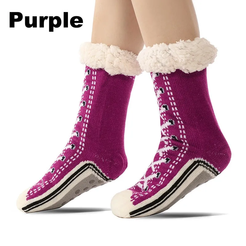 Ultra-thick Warm Home Socks & Extra Thick Fleece Blanket Socks
