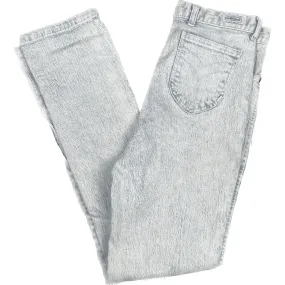 Vintage Fabergé 1980's High Waisted Snow Wash Stretchie Jeans - Size 10/11